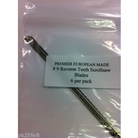 Scrollsaw Blades #9 Reverse Teeth Pinless Free Shipping