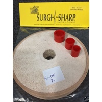 Surgi Sharp 6" Fully Covered Leather Sharperning Wheel USA