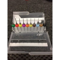 Micro Tungsten 10 piece Drill Bit Set 0.30mm To 1.20mm Free Shipping Aus.