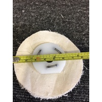 Aussie Made 75mm x 25 Folds Calico Buffing Wheel