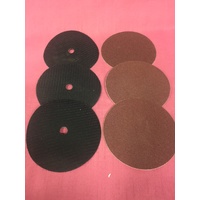 Hook And Loop Retro Fit Abrasive Set 6".  3 sets Free Shipping