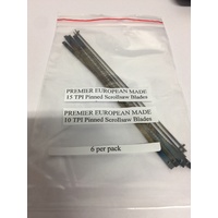 Scroll Saw Blades Mixed pack 10 Tpi and 15 TPI Pinned End Free Shipping