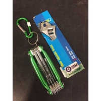 Miniature Shifting Spanner and Miniature Torx Set Pack