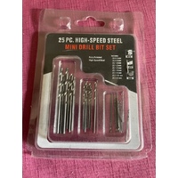 New 25 Piece HSS Micro Drill bit set FREE POST