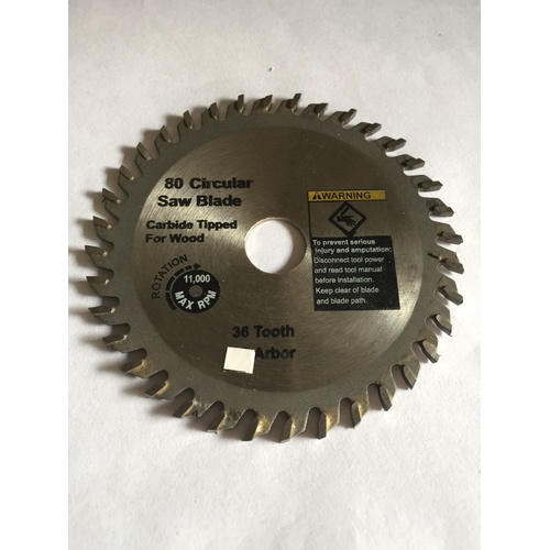 Mini Saw Blade TCT 80 x 12.7 x 36 Teeth 
