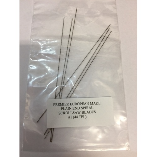 Scroll Saw Blades #1 Spiral Pinless Free Shipping